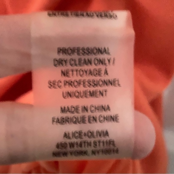 Alice + Olivia Orange Tali Cross Back Bodycon Dress - Picture 15 of 15